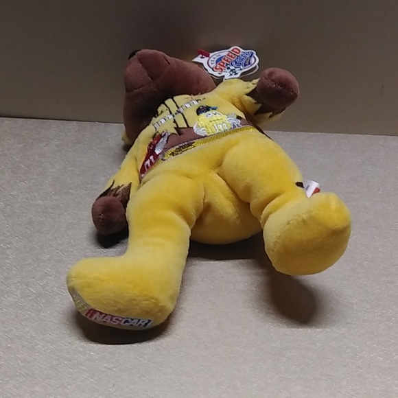 2003 M&M's Nascar Authentic Team "Speed Bears" Beanie #38 Elliott Sadler NWT - Picture 3 of 3